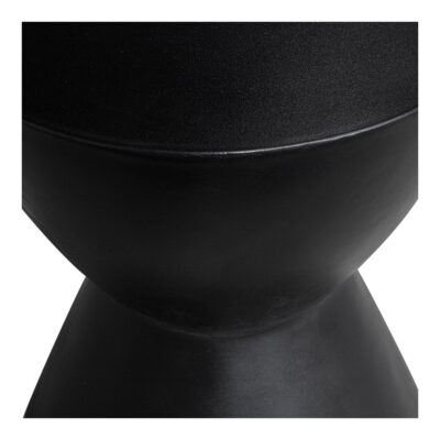 Hourglass Outdoor Stool Black BQ-1022-02 BQ 1022 02 02