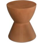 Hourglass Outdoor Stool Terracotta BQ-1022-23 BQ 1022 23 01