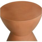Hourglass Outdoor Stool Terracotta BQ-1022-23 BQ 1022 23 02