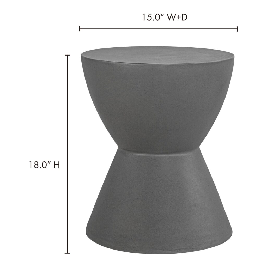 Hourglass Outdoor Stool - Image 5