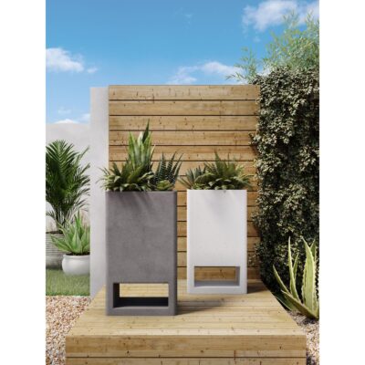 Bristol Planter Ivory Terrazzo BQ-1049-05 BQ 1049 05 30