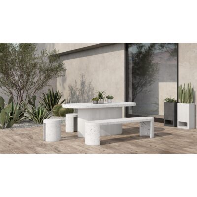 Bristol Planter Ivory Terrazzo BQ-1049-05 BQ 1049 05 31