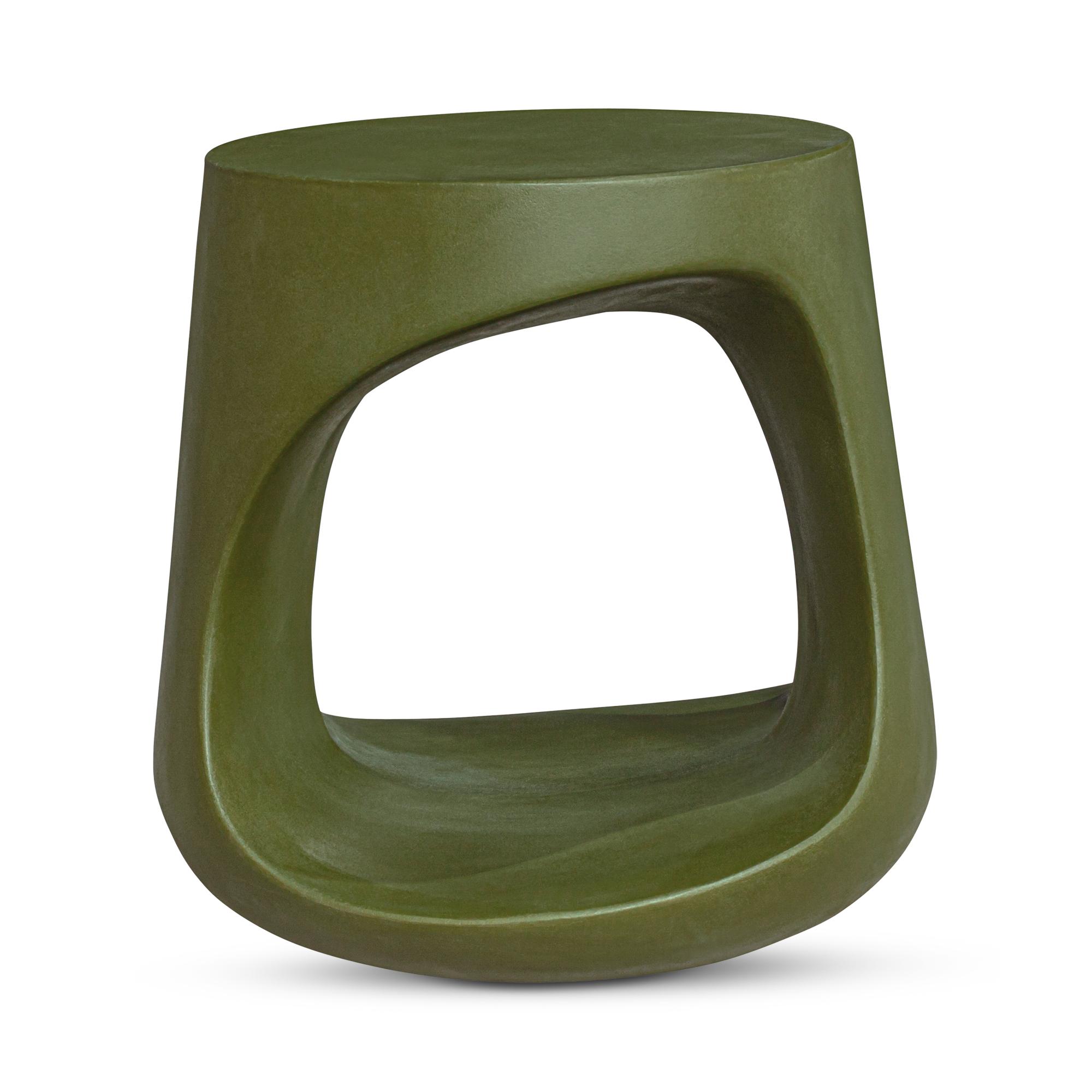Rothko Outdoor Stool Green 1 Rothko Outdoor Stool Green