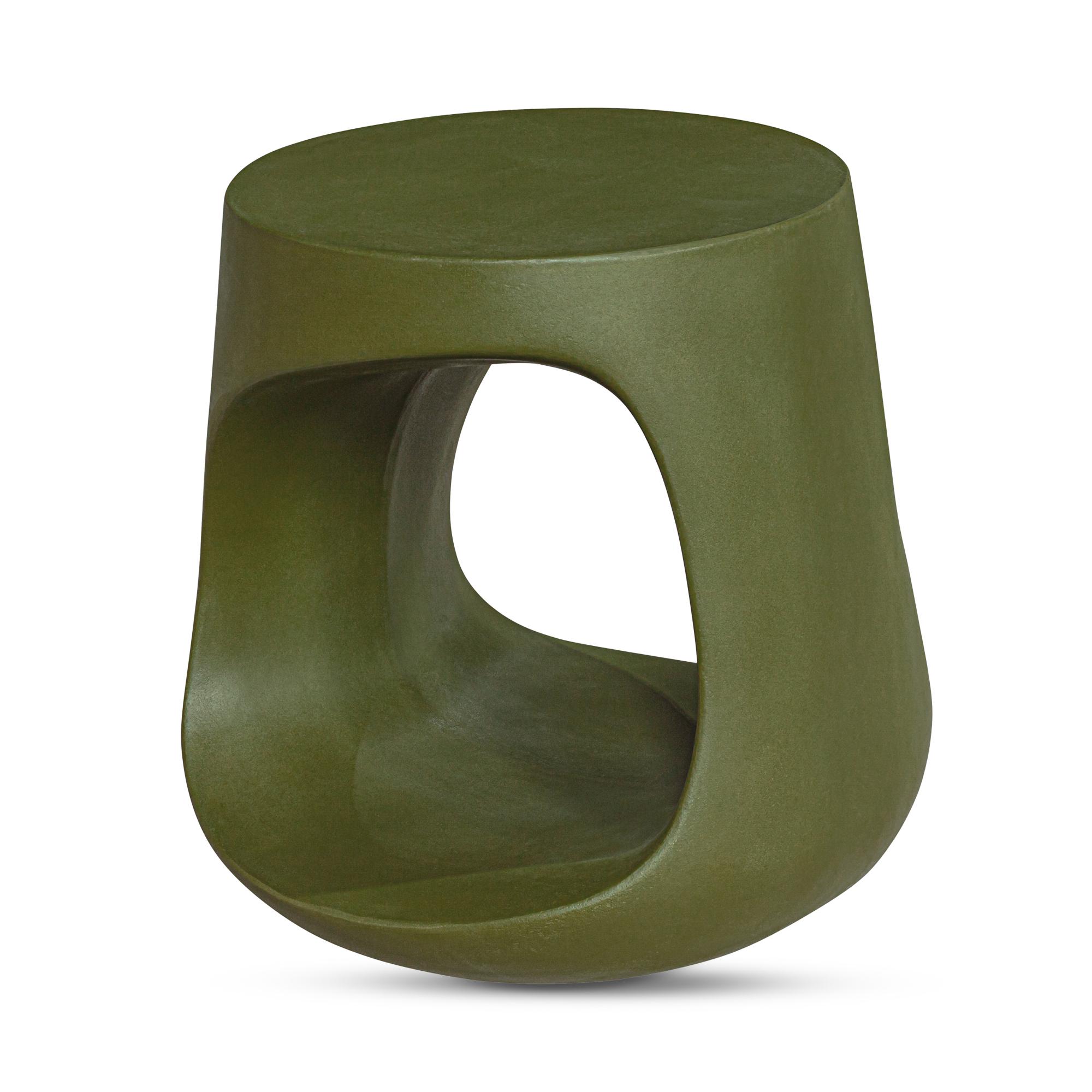 Rothko Outdoor Stool Green 2 Rothko Outdoor Stool Green - Image 2