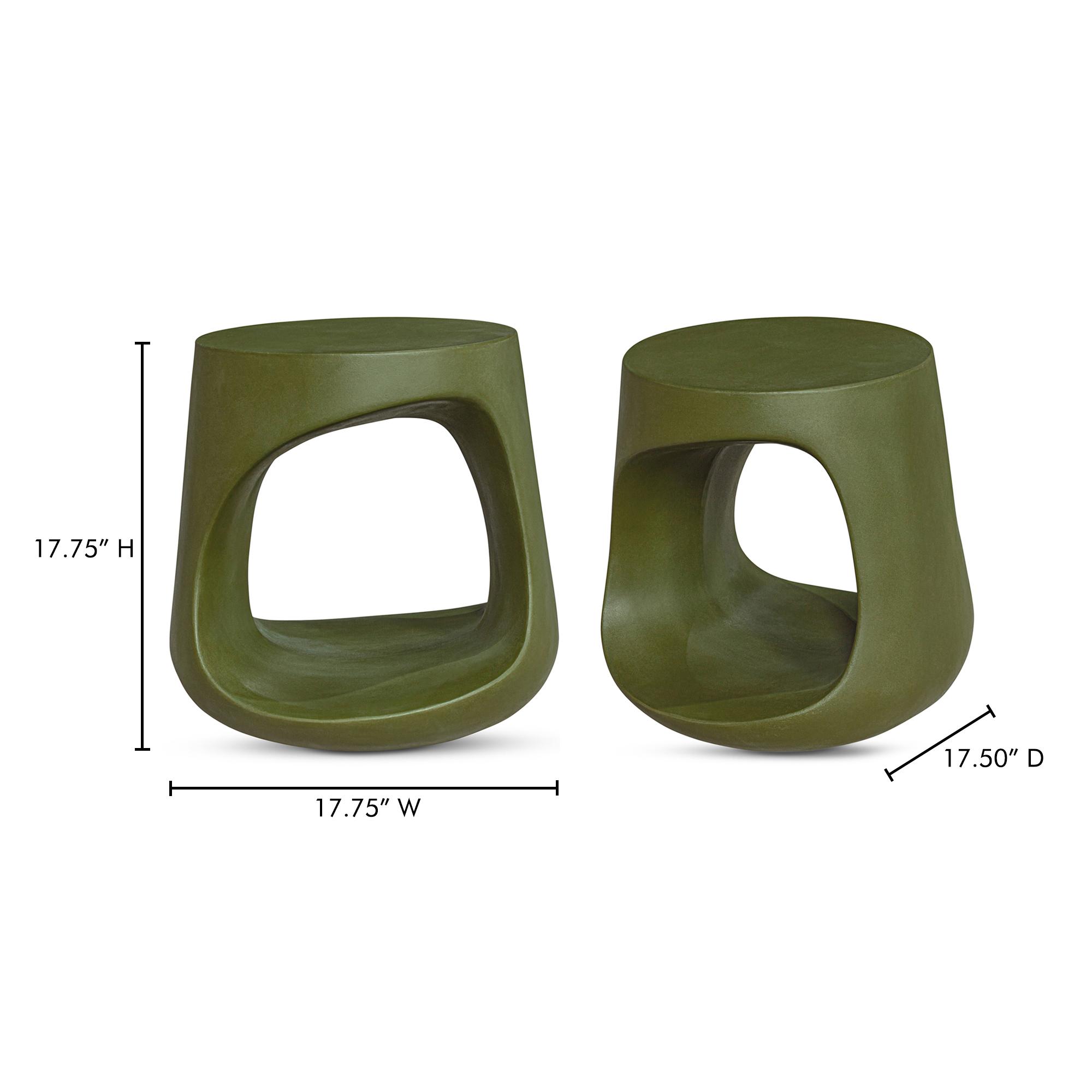 Rothko Outdoor Stool Green 6 Rothko Outdoor Stool Green - Image 6