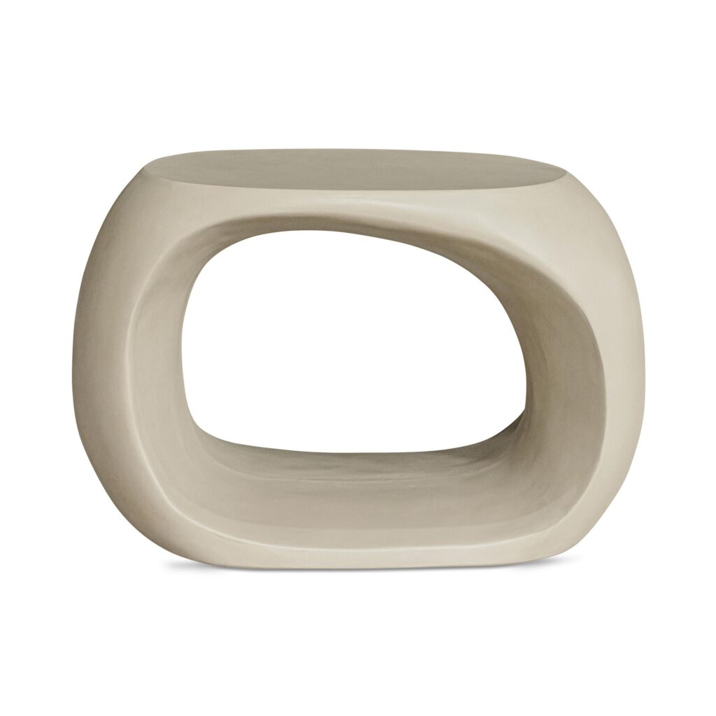 Albers Outdoor Stool Cream White