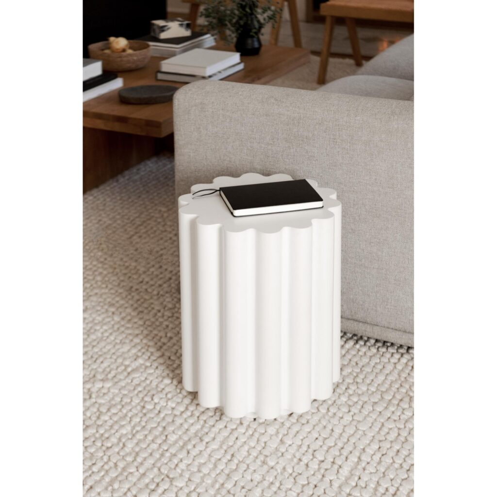 Taffy Outdoor Stool White - Image 4