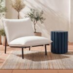 Taffy Accent Table Navy Blue BQ-1062-46 BQ 1062 46 10