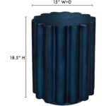 Taffy Accent Table Navy Blue 7 Taffy Accent Table Navy Blue BQ-1062-46 BQ 1062 46 70