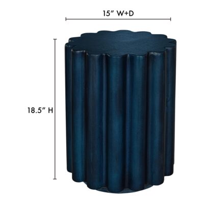 Taffy Accent Table Navy Blue BQ-1062-46 BQ 1062 46 70