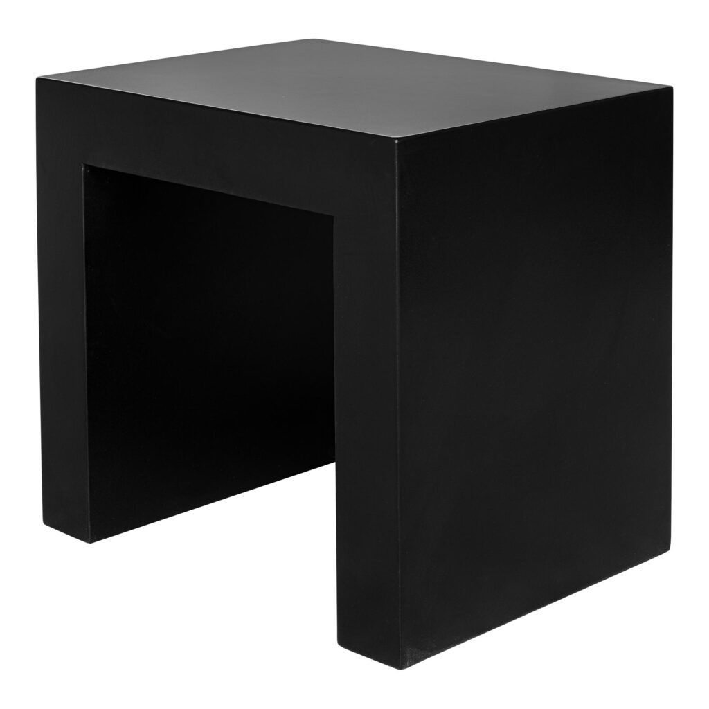 Lazarus Outdoor Stool Black - Image 2