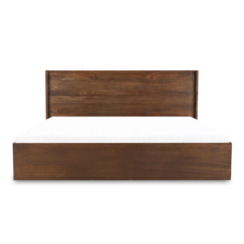 Everett Queen Bed Dark Brown - Image 2