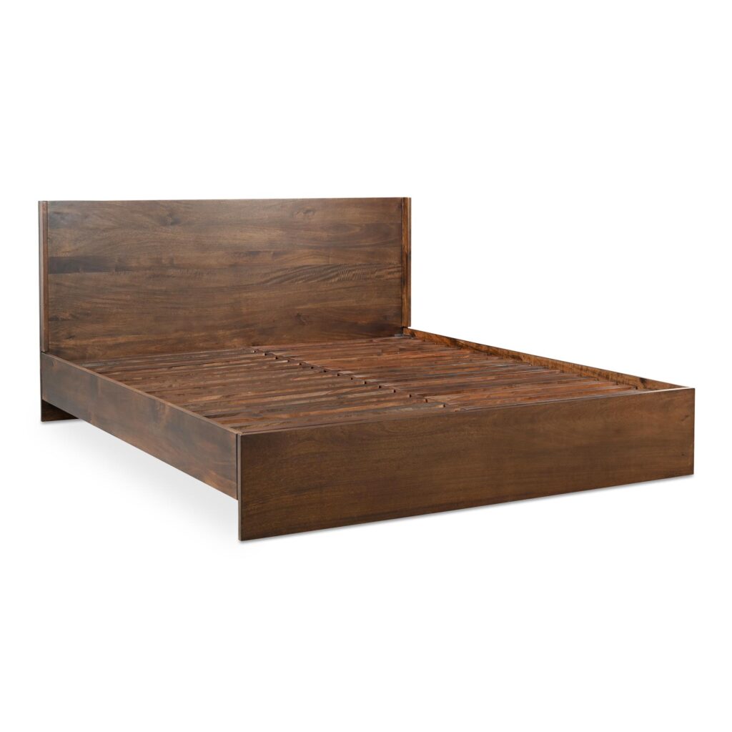 Everett Queen Bed Dark Brown - Image 3