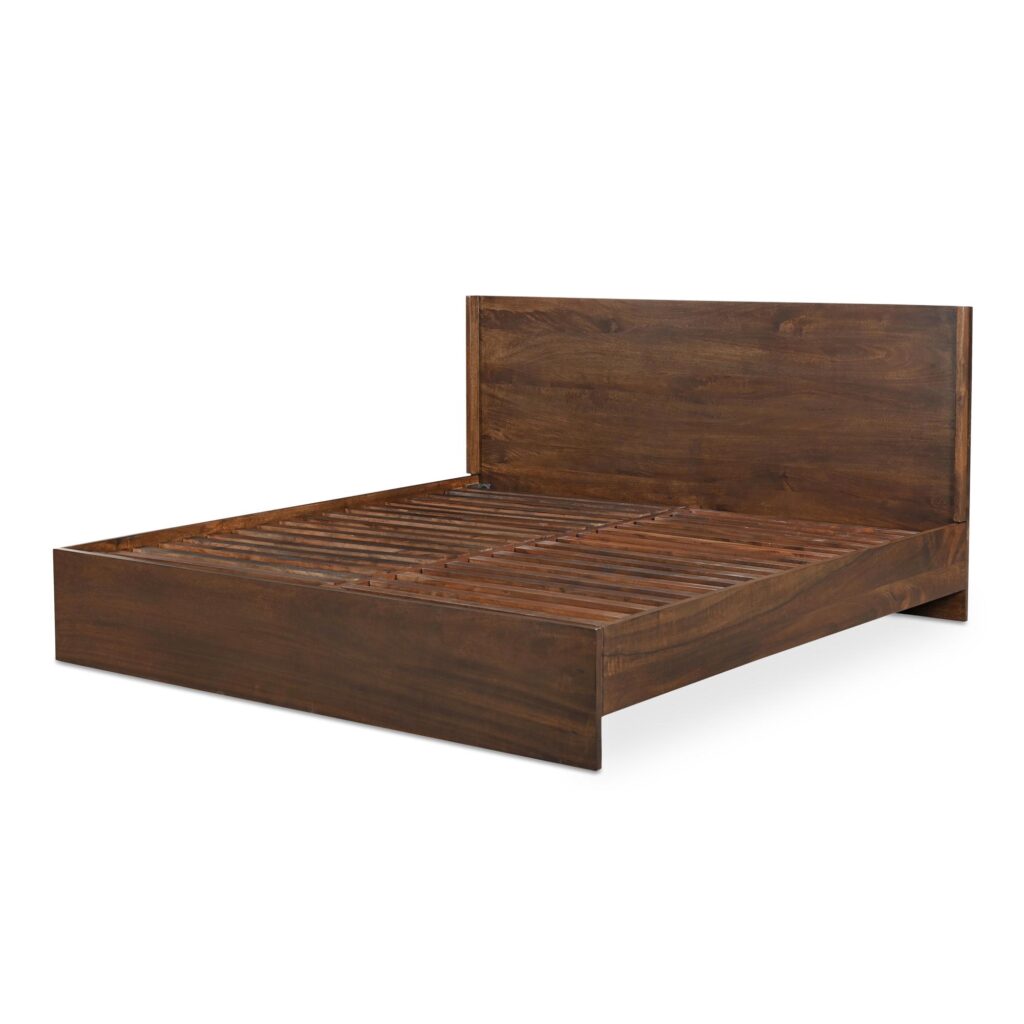 Everett Queen Bed Dark Brown - Image 4