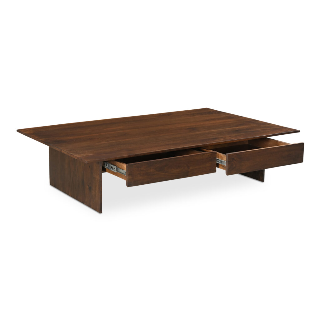 Everett Coffee Table Dark Brown - Image 2