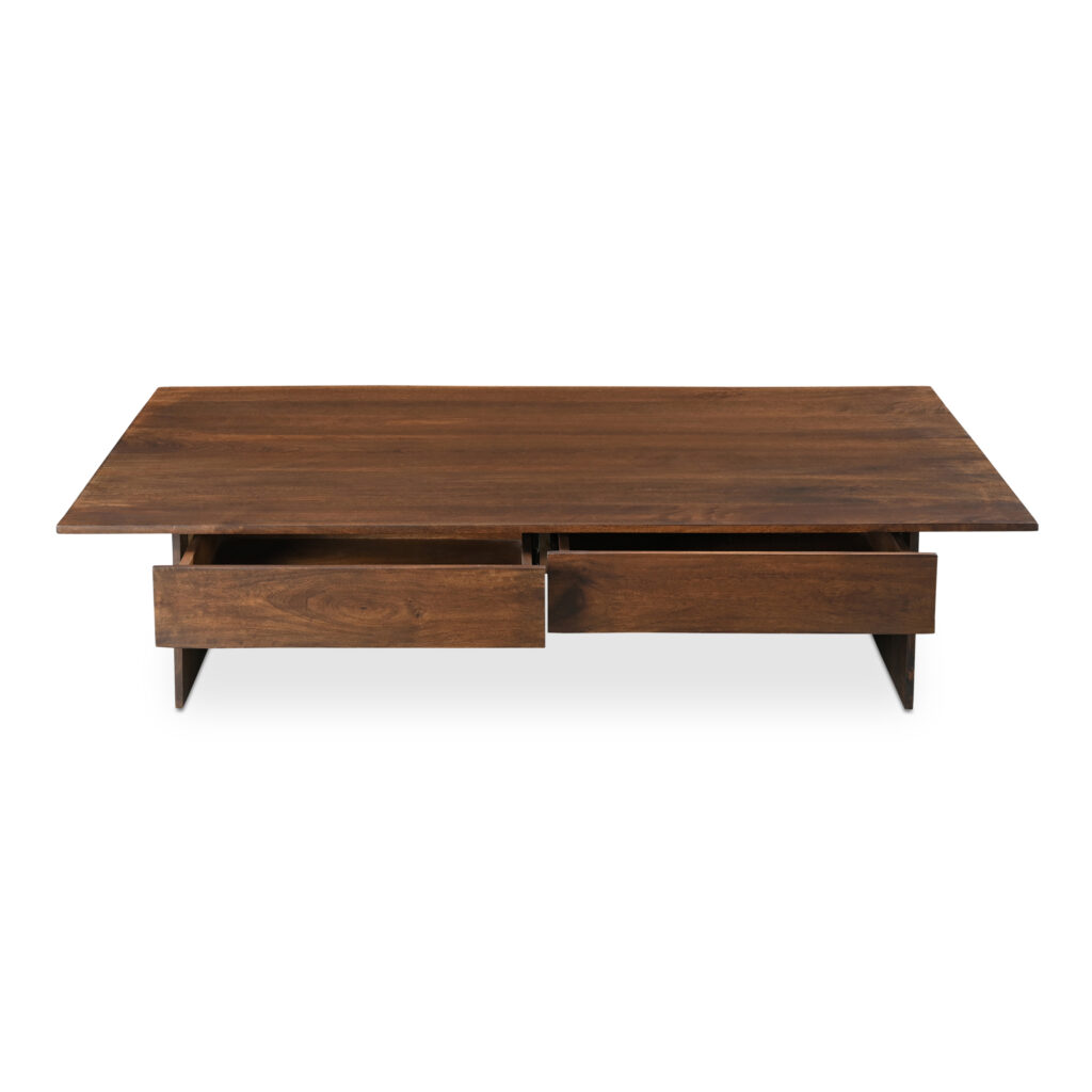 Everett Coffee Table Dark Brown - Image 3