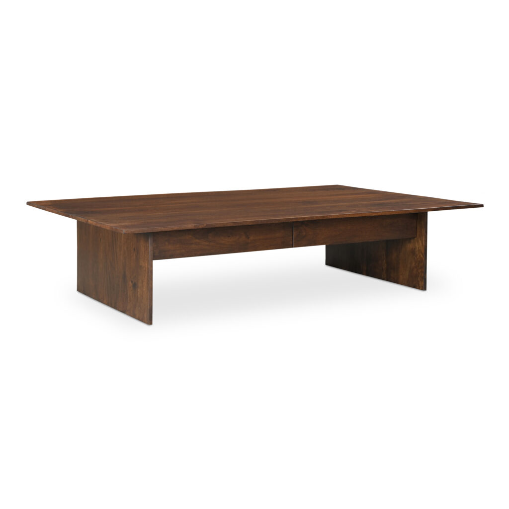 Everett Coffee Table Dark Brown - Image 5