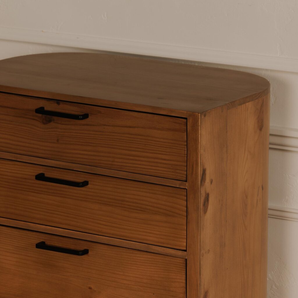 Lachlan 4 Drawer Chest Brown - Image 9