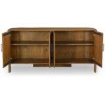 Lachlan Sideboard Brown BV-1032-03 BV 1032 03 Lachlan front open shadsilo