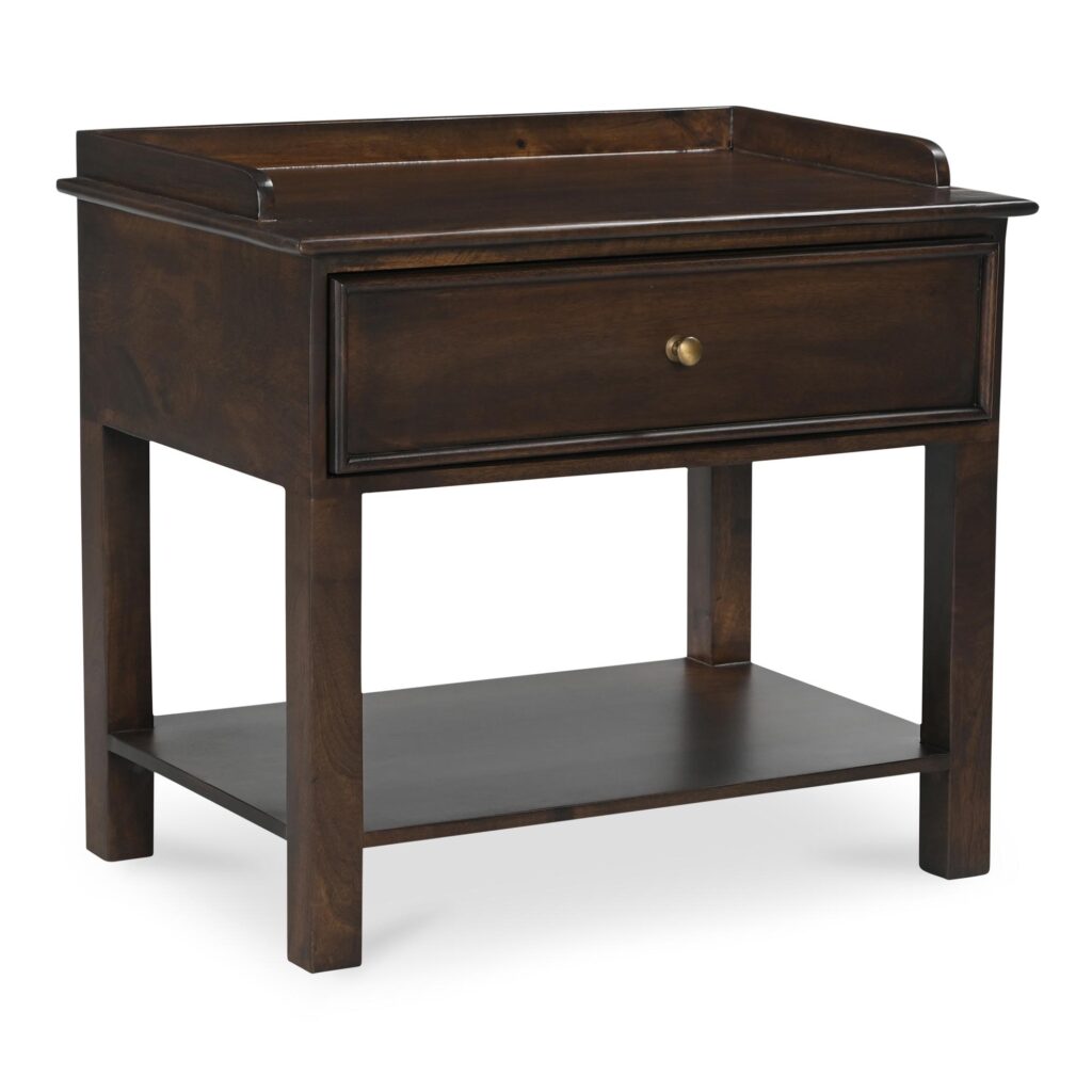 Maeve Nightstand Dark Brown - Image 2