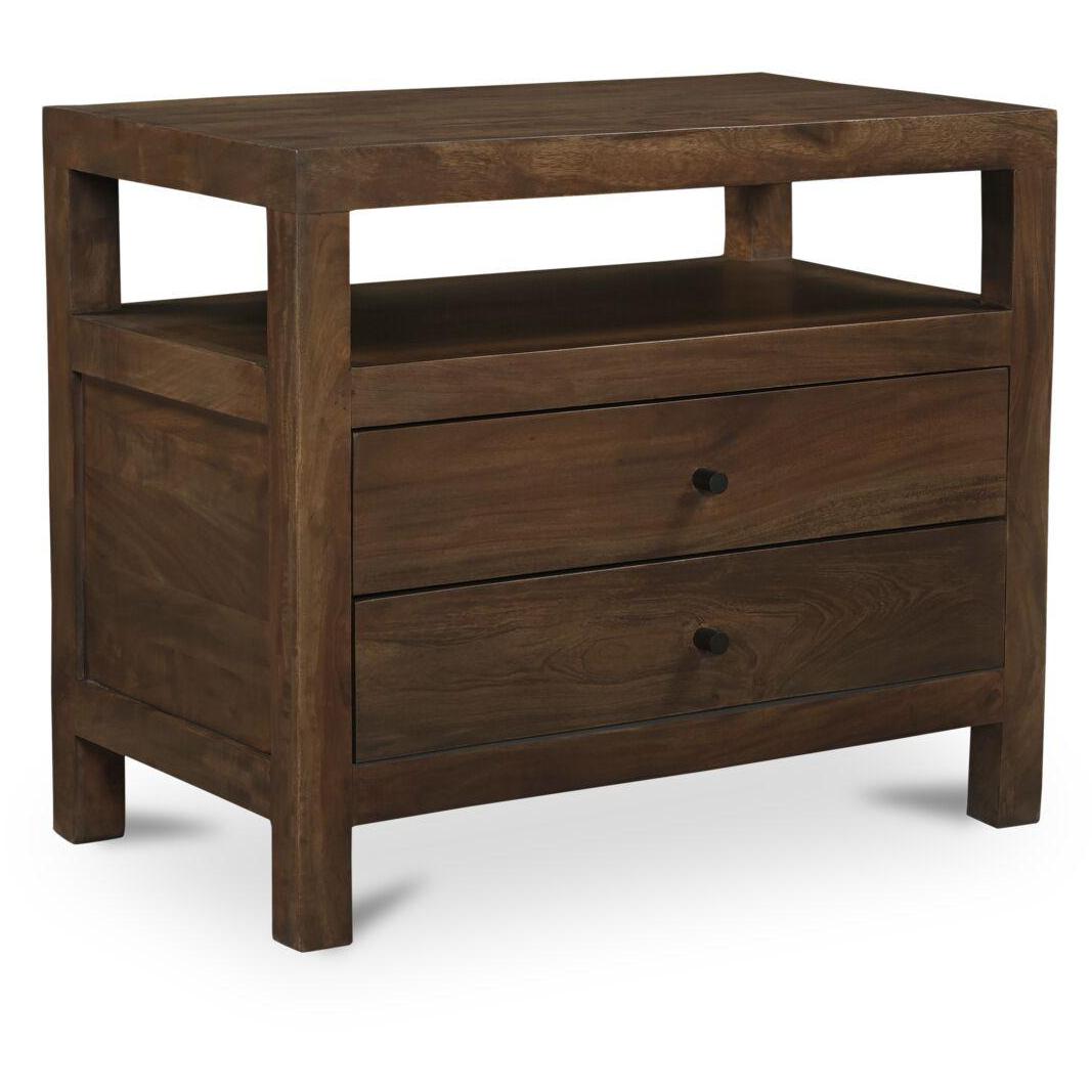 Windsor Nightstand Dark Brown 2 Windsor Nightstand Dark Brown - Image 2