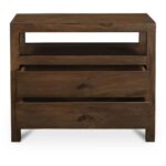 Windsor Nightstand Dark Brown 12 Windsor Nightstand Dark Brown BV-1036-20 BV 1036 20 Windsor front open shadsilo