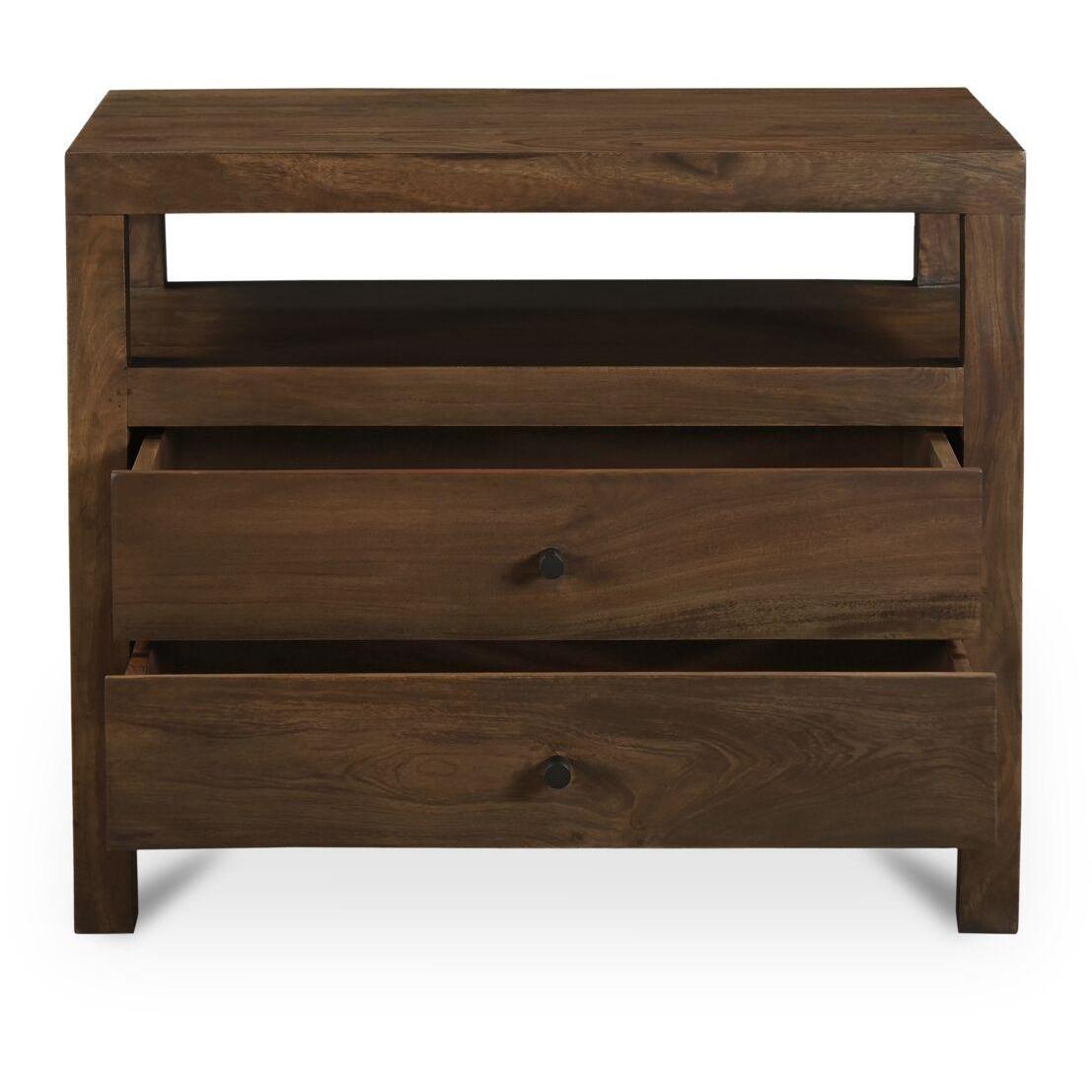 Windsor Nightstand Dark Brown 4 Windsor Nightstand Dark Brown - Image 4