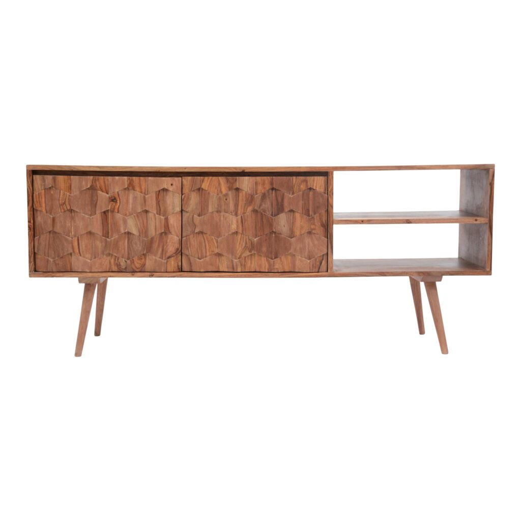 O2 TV Cabinet Brown