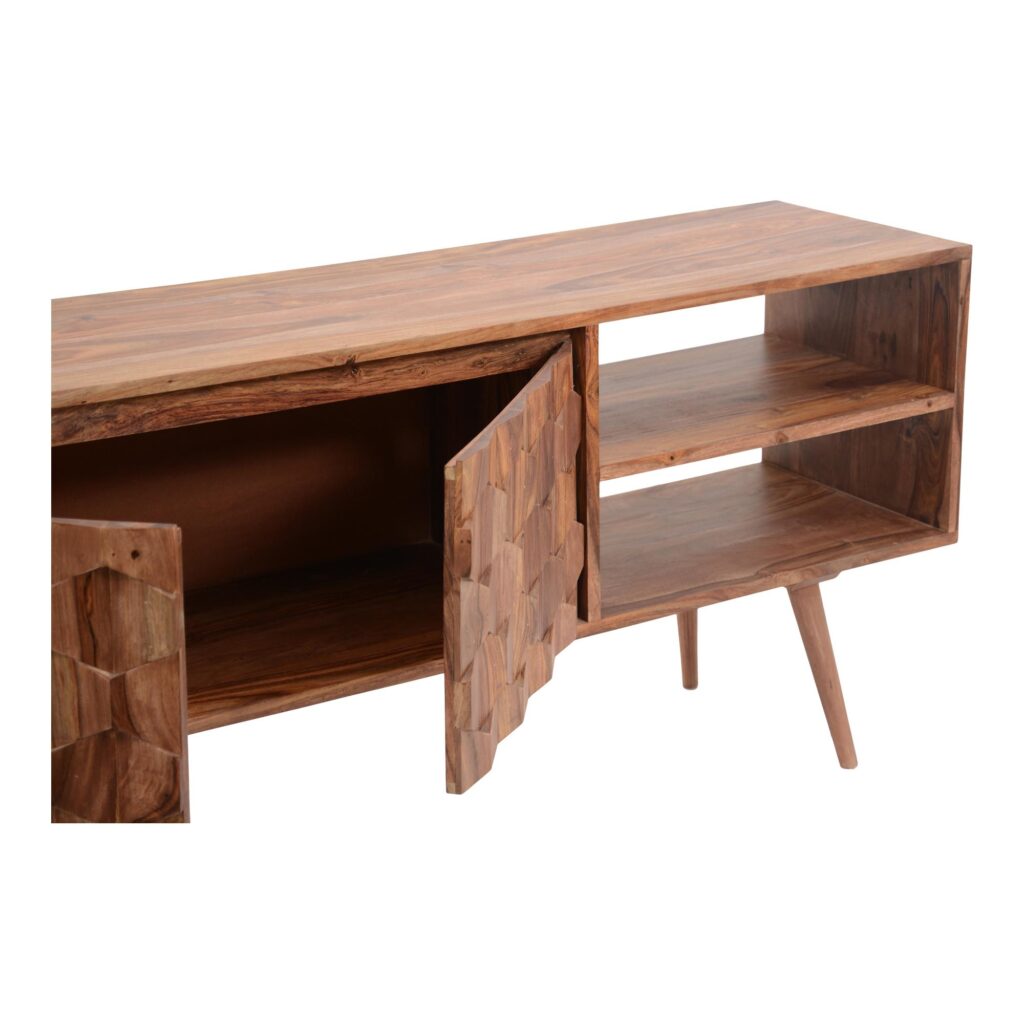 O2 TV Cabinet Brown - Image 5