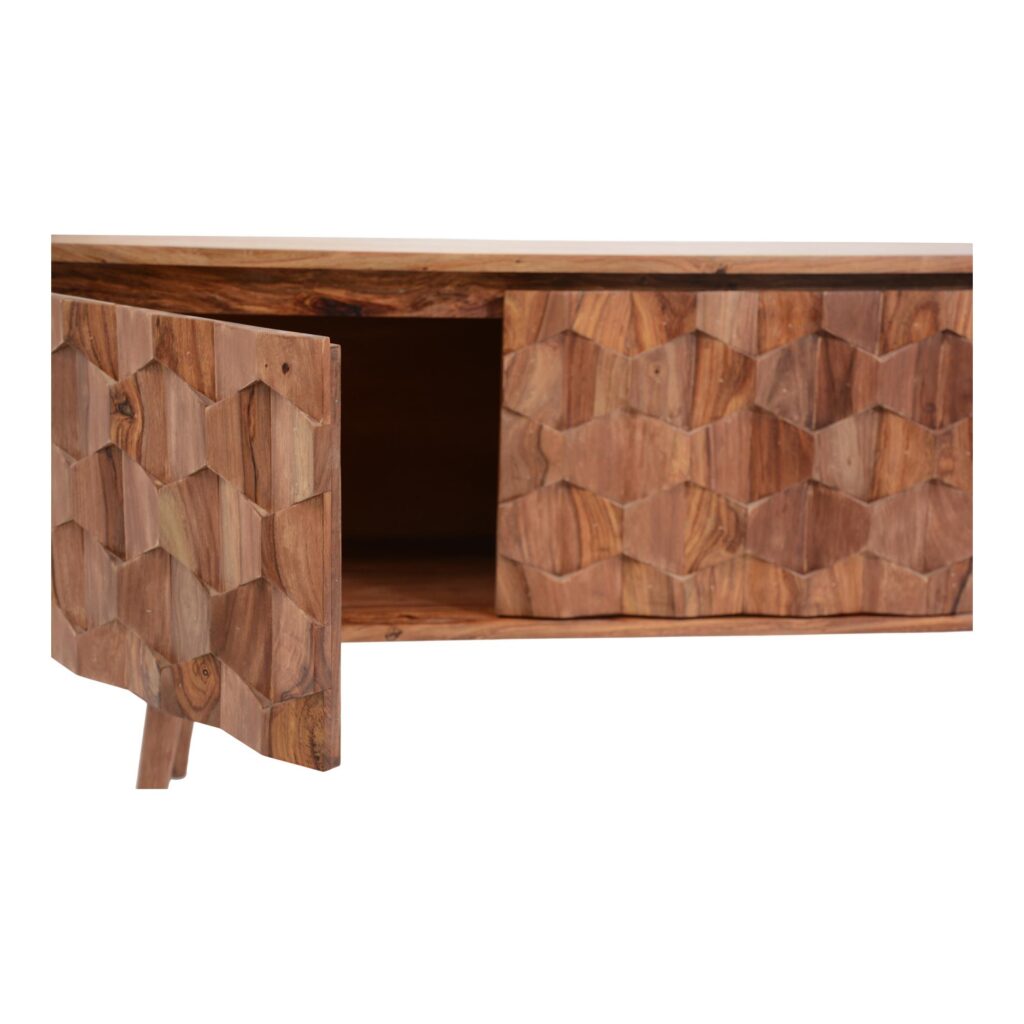 O2 TV Cabinet Brown - Image 6