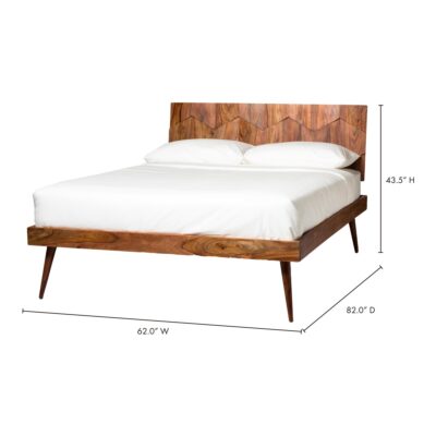 O2 Bed Queen Brown BZ-1021-24-0 BZ 1021 24 70