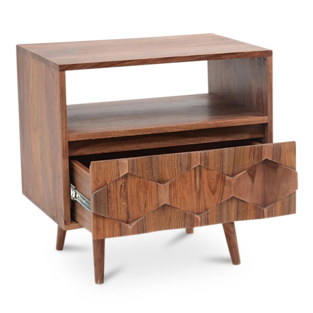 O2 Nightstand Brown - Image 2