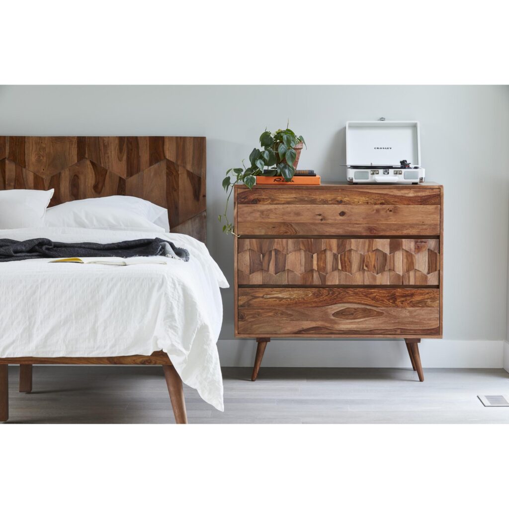 O2 King Bed Brown - Image 8