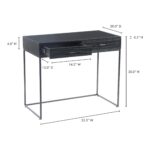 Atelier Desk Black 17 Atelier Desk Black BZ-1111-02 BZ 1111 02 70