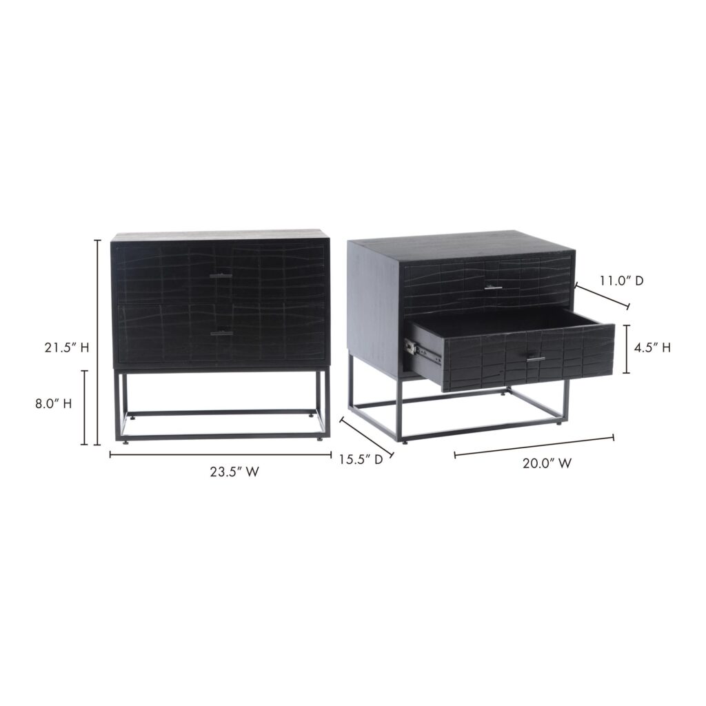 Atelier Nightstand Black - Image 7