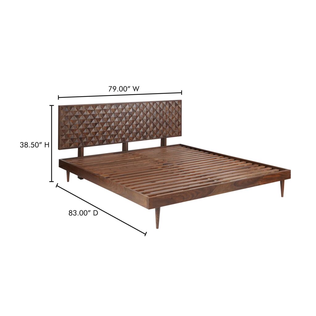 Pablo King Bed Brown - Image 13