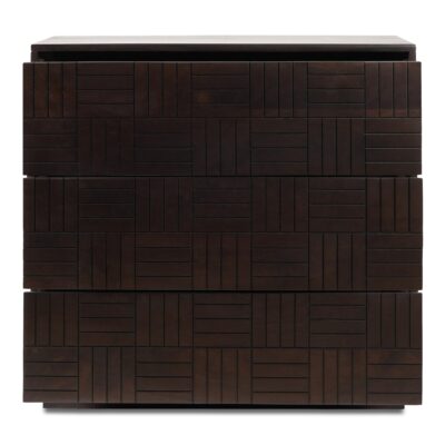 Denman 3 Drawer Nightstand Dark Brown BZ-1138-20 BZ 1138 20 01