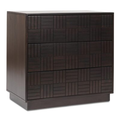 Denman 3 Drawer Nightstand Dark Brown BZ-1138-20 BZ 1138 20 02