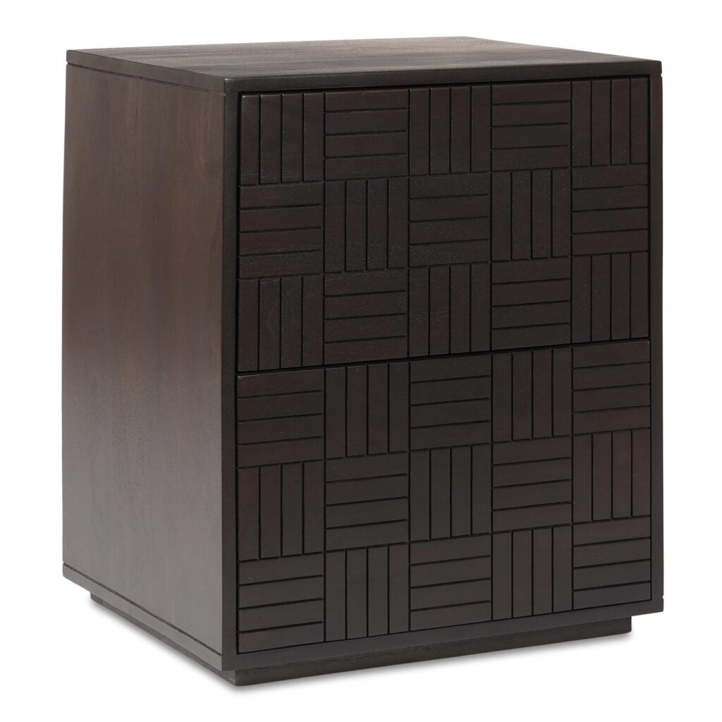 Denman Nightstand Dark Brown - Image 2