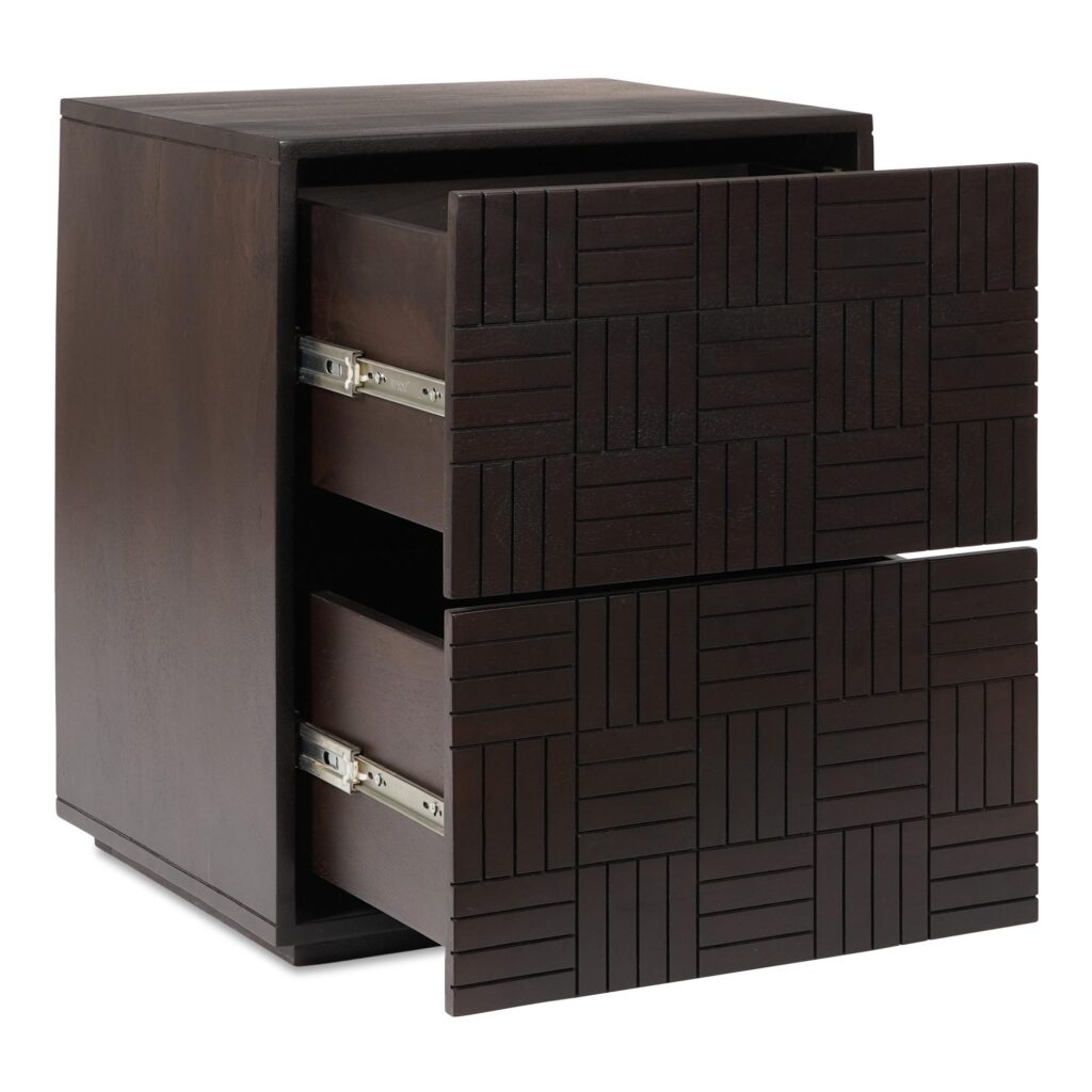 Denman Nightstand Dark Brown - Image 3