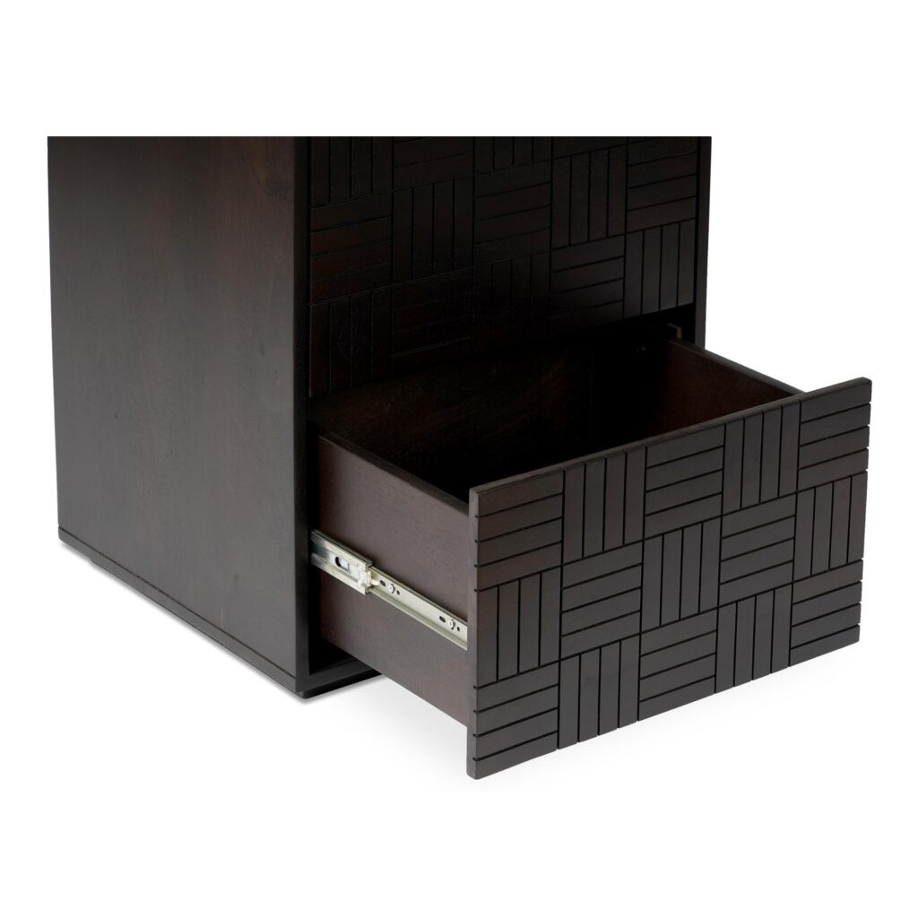 Denman Nightstand Dark Brown - Image 6