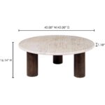 Landon Coffee Table Beige Travertine BZ-1153-34-0 BZ 1153 34 70