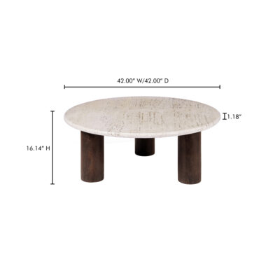 Landon Coffee Table Beige Travertine BZ-1153-34-0 BZ 1153 34 70