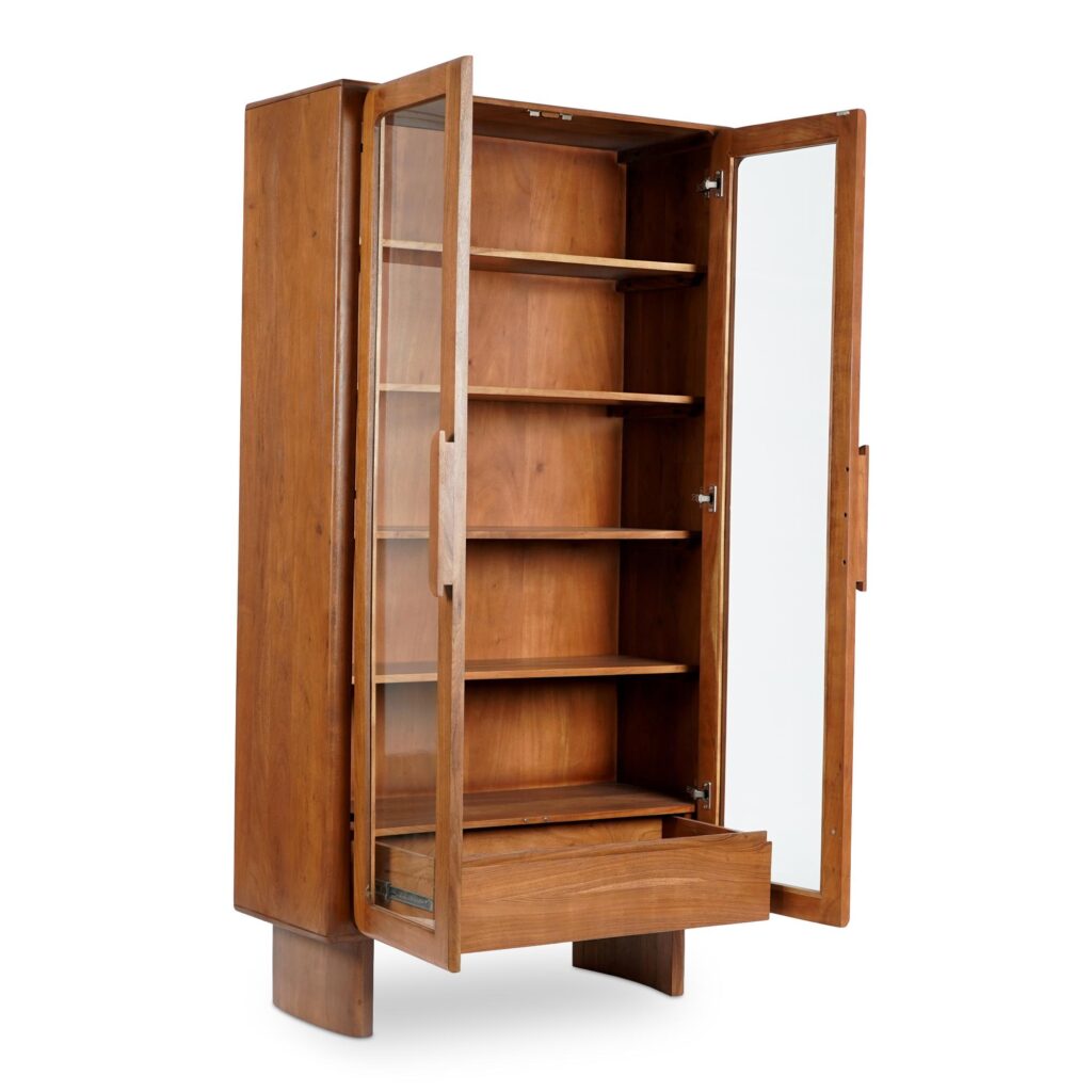 Orson Tall Cabinet Brown - Image 4