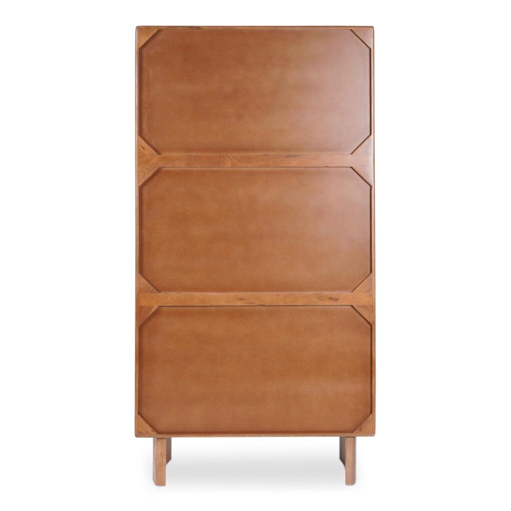 Orson Tall Cabinet Brown - Image 6