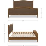 Eve King Bed Brown 5 Eve King Bed Brown BZ-1173-03-0 BZ 1173 03 0 70 dim