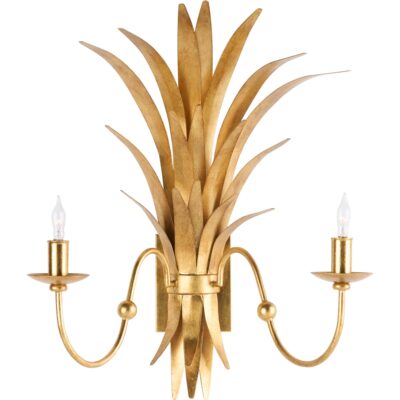 Wheat Sconce - Gold Electrified