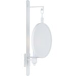 Leggit Sconce - White Electrified 8 Leggit Sconce - White Electrified C10046 C10046 B