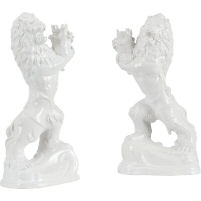 Faience Lions (Pr) - White
