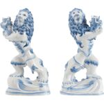 Faience Lions (Pr) C10099 C10099 B